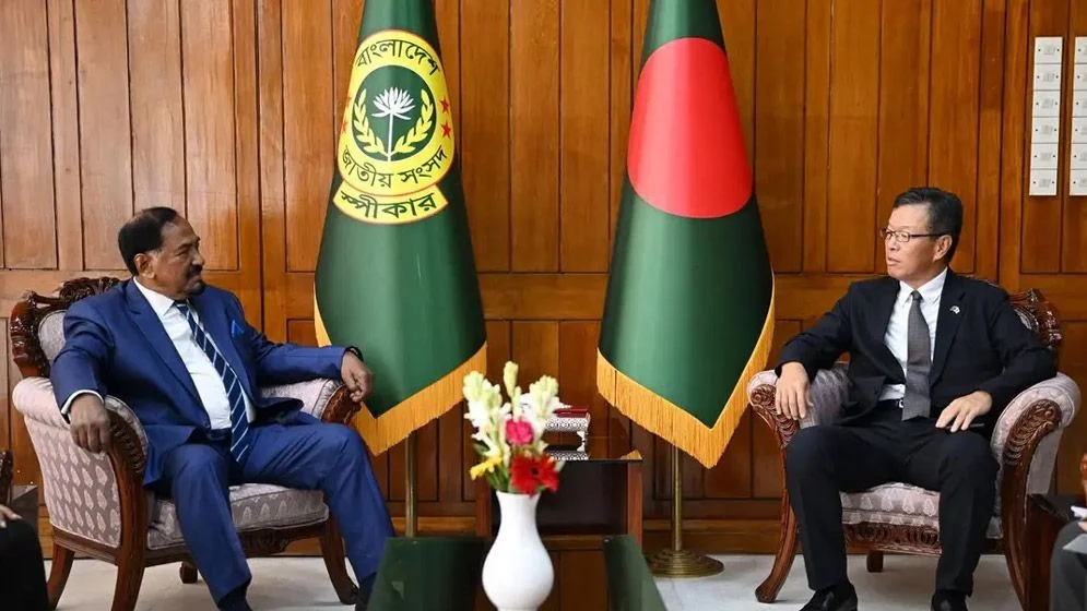স্পিকারের সঙ্গে জাপানের রাষ্ট্রদূতের সাক্ষাৎ: দক্ষ জনশক্তি রপ্তানিতে চাইলেন সহযোগিতা