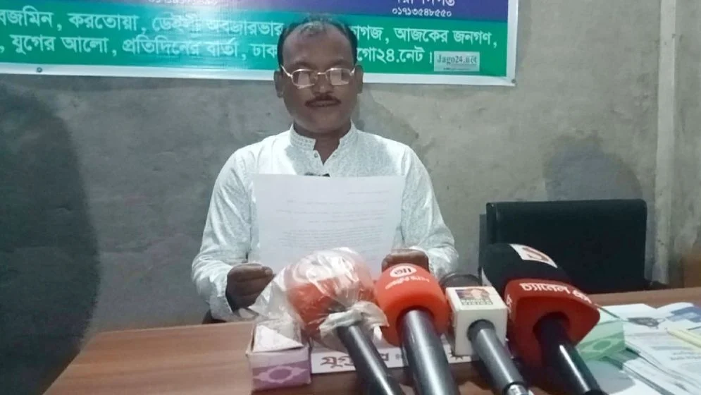 বক্তব্যে ভুলবশত ‘জয়বাংলা’ উচ্চারণ: সাদুল্লাপুরে এনসিপি আহ্বায়কের দুঃখপ্রকাশ